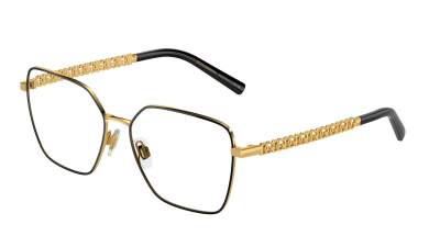 Brille Dolce & Gabbana DG1351 1334 54-15 Black Gold auf Lager