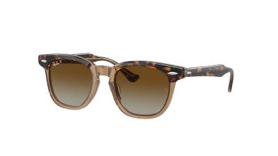 Sunglasses Ray-Ban RJ9098S 7152/T5 45-18 Havana on transparent in stock