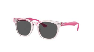 Lunettes de soleil Ray-Ban RJ9098S 7164/87 45-18 Transparent Pink en stock