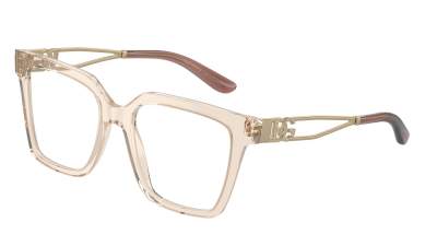 Brille Dolce & Gabbana DG3376B 3432 53-18 Transparent Camel auf Lager