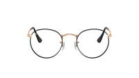 Ray-Ban Round metal Optics RX3447V RB3447V 3173 47-21 Black On Rosegold