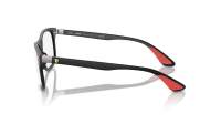 Ray-Ban Ferrari RX7307M RB7307M F602 55-17 Mattschwarz
