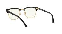 Ray-Ban Clubmaster Clear blue RB3016 RB3016 901/BF 49-21 Black 