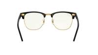 Ray-Ban Clubmaster Clear blue RB3016 RB3016 901/BF 49-21 Black 