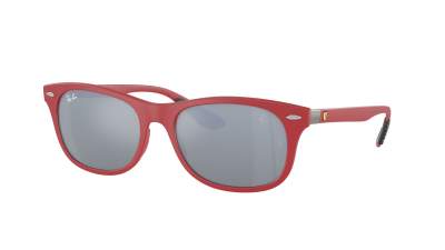 Lunettes de soleil Ray-Ban Ferrari RB4607M F628/30 55-17 Matte Red en stock