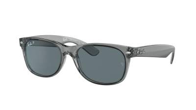 Occhiali da sole Ray-Ban New wayfarer RB2132 6450/3R 52-18 Transparent grey in stock