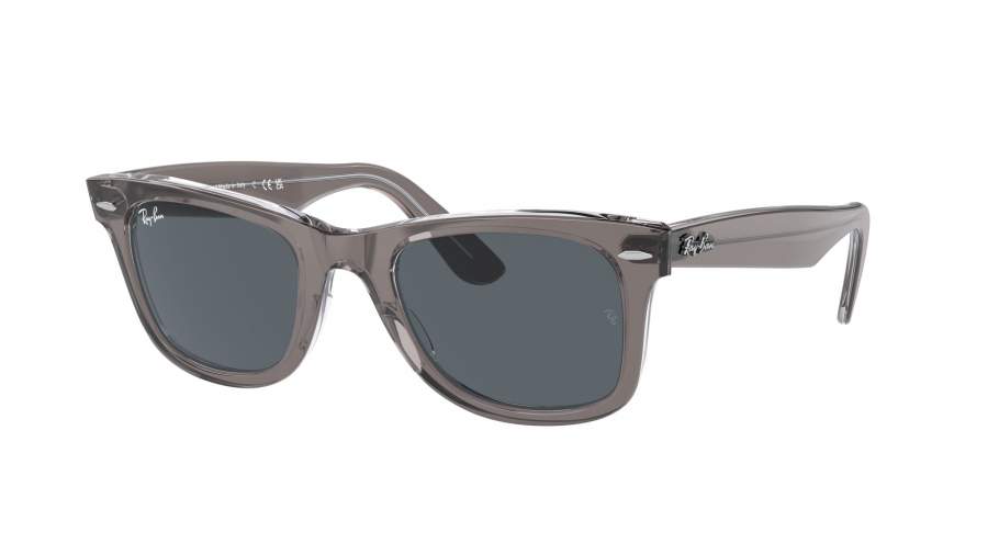 Occhiali da sole Ray-Ban Wayfarer RB2140 1355/R5 50-22 Grey on transparent in stock