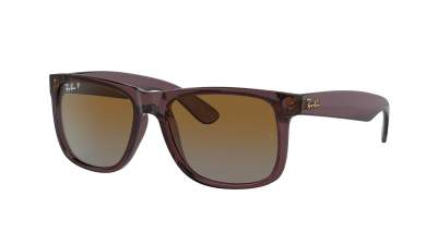 Ray-Ban Justin RB4165 6597/T5 51-16 Transparent Dark Brown