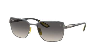 Lunettes de soleil Ray-Ban Ferrari RB3743M F101/11 58-19 Matte grey on gun metal en stock