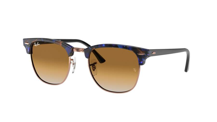 Occhiali da sole Ray-Ban Clubmaster RB3016 1256/51 51-21 Spotted Brown/Blue in stock