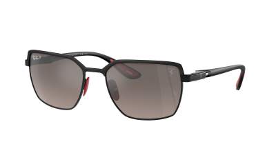 Sonnenbrille Ray-Ban Ferrari RB3743M F103/5J 58-19 Matte black on black auf Lager