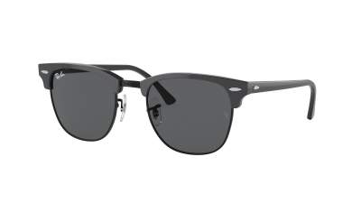 Sunglasses Ray-Ban Clubmaster RB3016 1367/B1 49-21 Grey on black in stock