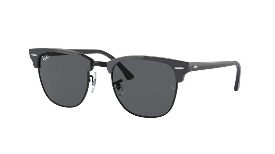 Occhiali da sole Ray-Ban Clubmaster RB3016 1367/B1 49-21 Grey on black in stock