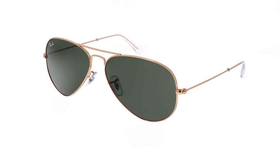 Occhiali da sole Ray-Ban Aviator Large Metal RB3025 9202/31 55-14 Rose Gold in stock