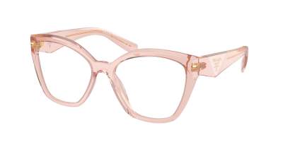 Brille Prada PR 20ZV 19Q-101 54-17 Transparent Peach auf Lager