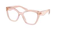 Prada PR 20ZV 19Q-101 54-17 Transparent Peach