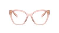 Prada PR 20ZV 19Q-101 54-17 Transparent Peach
