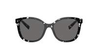 Prada PR 22ZS 15S-5Z1 53-17 Black Crystal Tortoise