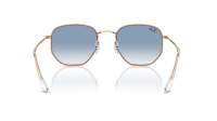 Ray-Ban Hexagonal Flat Lenses RB3548 9202/3F 51-21 Rose Gold