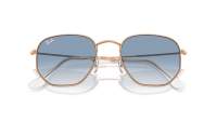 Ray-Ban Hexagonal Flat Lenses RB3548 9202/3F 51-21 Rose Gold