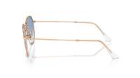 Ray-Ban Hexagonal Flat Lenses RB3548 9202/3F 51-21 Rose Gold