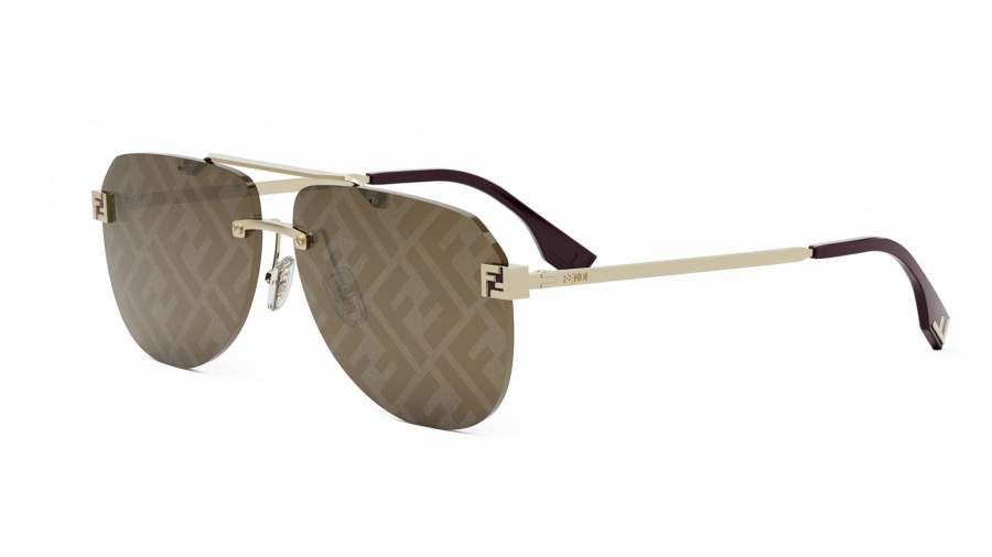 Occhiali da sole FENDI Sky FE40115U 32G 61-13 Oro in stock