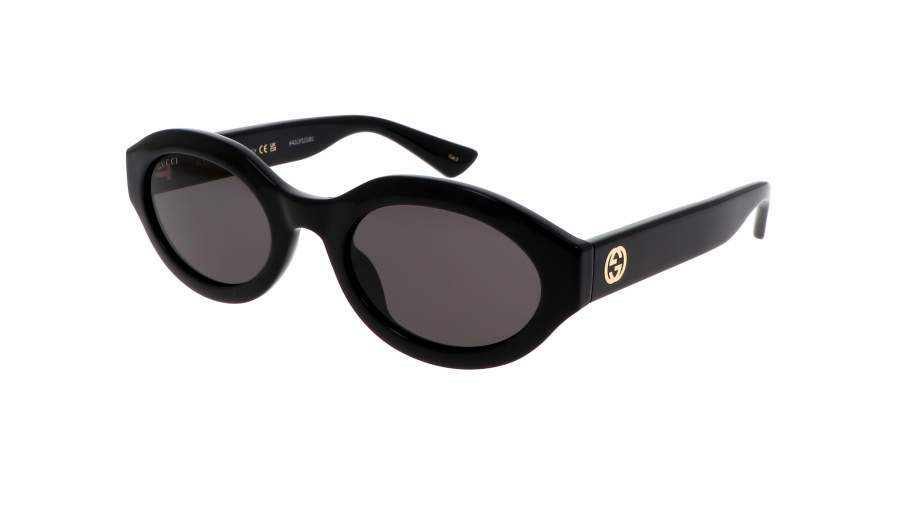 Occhiali da sole Gucci Gg logo GG1579S 001 53-22 Nero in stock