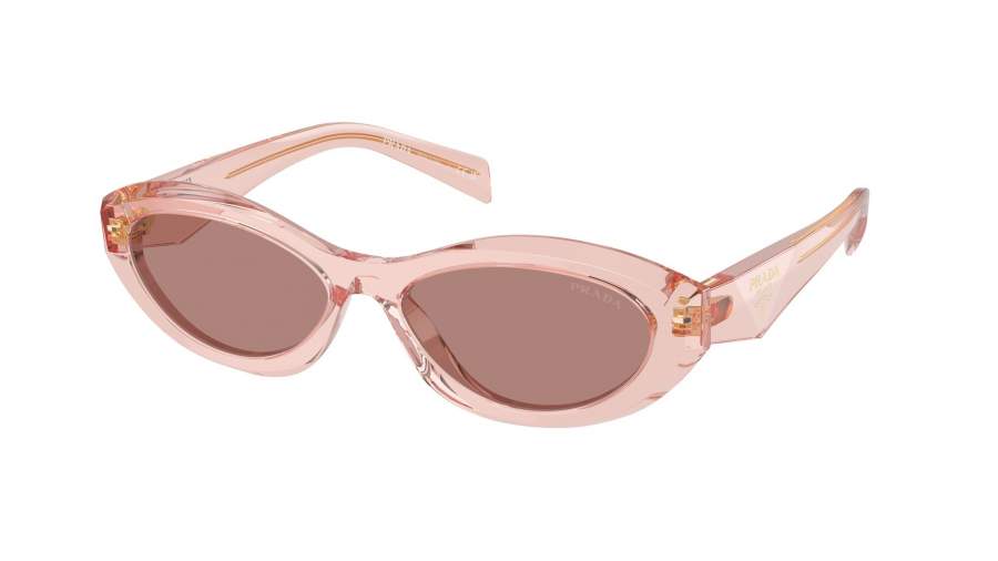 Occhiali da sole Prada Symbole PR 26ZS 19Q-10D 55-16 Transparent Peach in stock