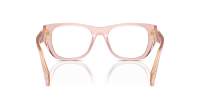 Prada PR A18V 19Q-1O1 52-19 Transparent Peach
