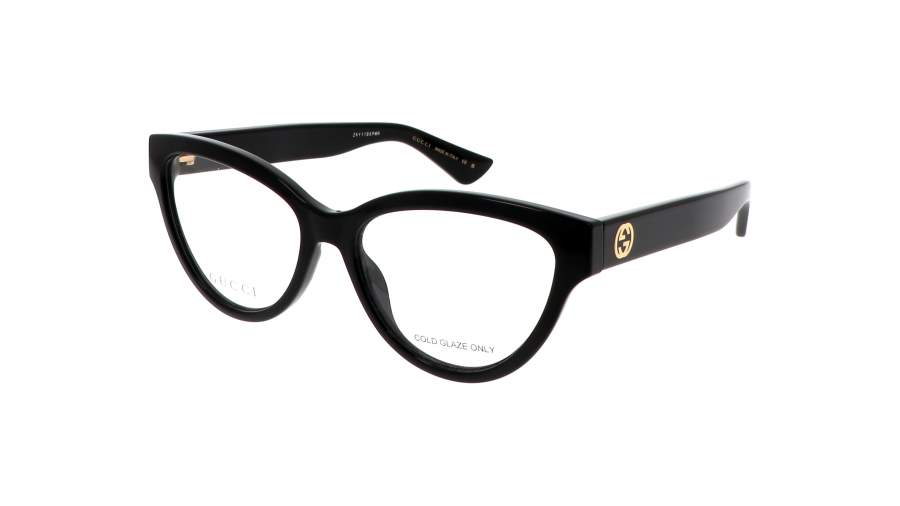 Brille Gucci GG1581O 001 55-16 Schwarz auf Lager