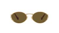 Miu Miu Logo MU 52YS 7OE01T 54-21 Antique Gold