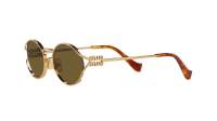 Miu Miu Logo MU 52YS 7OE01T 54-21 Antique Gold
