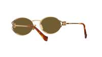 Miu Miu Logo MU 52YS 7OE01T 54-21 Antique Gold