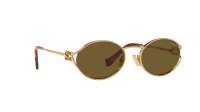 Miu Miu Logo MU 52YS 7OE01T 54-21 Antique Gold