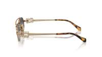 Miu Miu Logo MU 54ZS 7OE5D1 53-19 Antique Gold