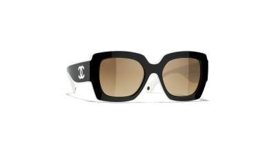 CHANEL CH6059 1656/M2 52--20 Black/Milky White