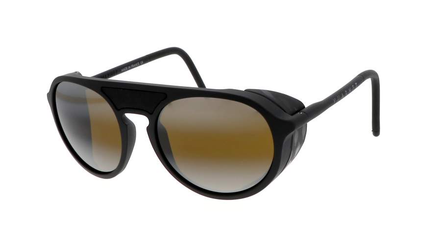 Sonnenbrille Vuarnet Ice round Paris 2024 VL2024 JO02 7184 51-18 Schwarz auf Lager