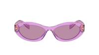 Prada Symbole PR 26ZS 13R07Q 55-16 Transparent Amethyst