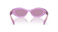 Prada Symbole PR 26ZS 13R07Q 55-16 Transparent Amethyst
