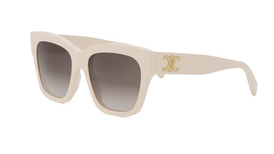 Occhiali da sole CELINE Triomphe 09 CL40253I 25F 55-18 Ivoire in stock