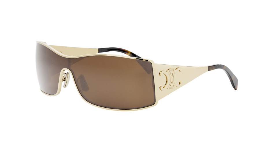 Lunettes de soleil CELINE Maxi metal triomphe CL40283U 30E Or en stock
