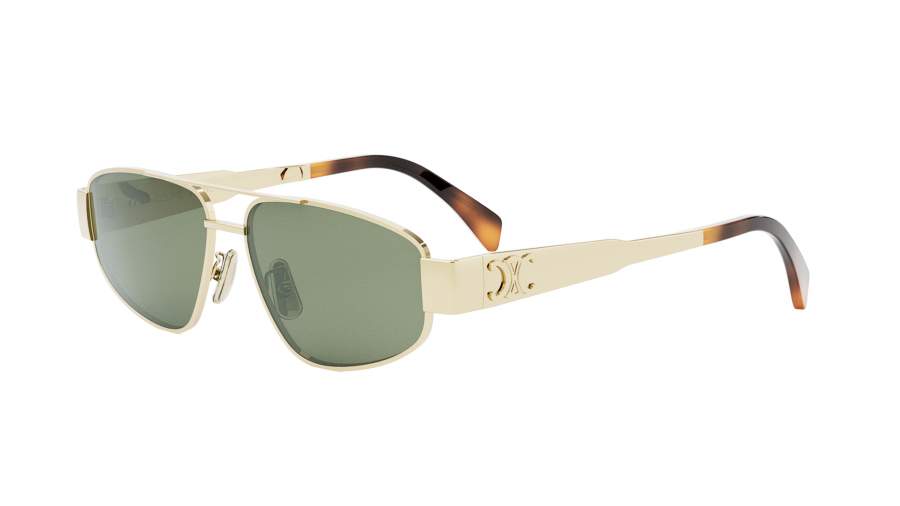 Occhiali da sole CELINE Metal triomphe CL40281U 30N 57-14 Oro in stock