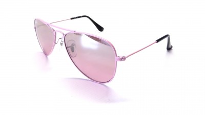 Occhiali da sole Ray-Ban Aviator RJ9506S 2117E 50-13 Rosa in stock