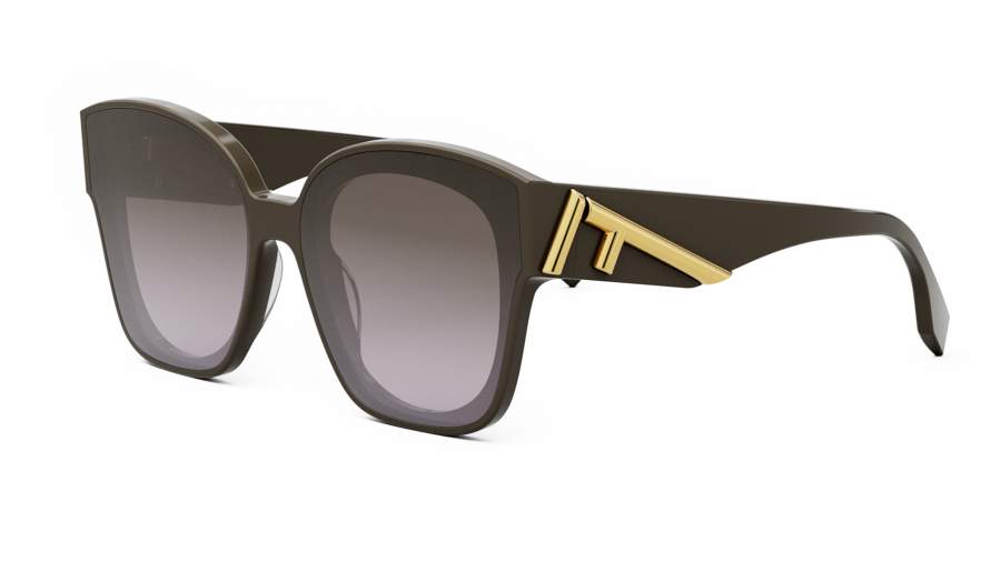 Lunettes de soleil FENDI First FE40098I 48F 63-15 Brun en stock