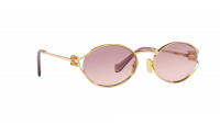 Miu Miu Logo MU 52YS 5AK06S 54-21 Gold 
