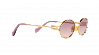 Miu Miu Logo MU 52YS 5AK06S 54-21 Gold 
