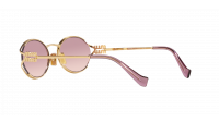 Miu Miu Logo MU 52YS 5AK06S 54-21 Gold 