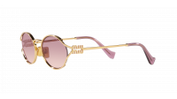 Miu Miu Logo MU 52YS 5AK06S 54-21 Gold 