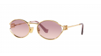 Miu Miu Logo MU 52YS 5AK06S 54-21 Gold 