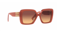 Miu Miu Glimpse MU 10YS 10M07P 56-17 Cognac opal